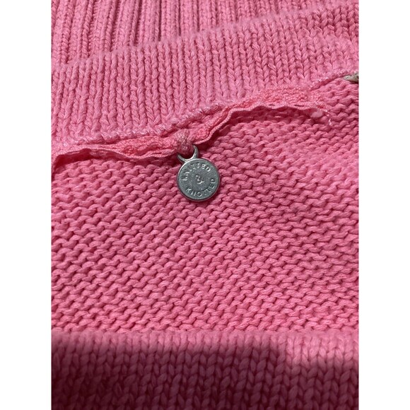 Knitted & Knotted Light Pink Knit Half Sleeve Blouse XS - Picture 5 of 8